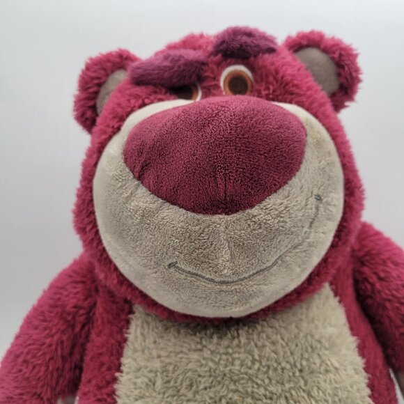 Disney Pixar Store LOTSO HUGGIN BEAR Lot of 2 Bears 15" Plush Strawberry Scent - Picture 4 of 16